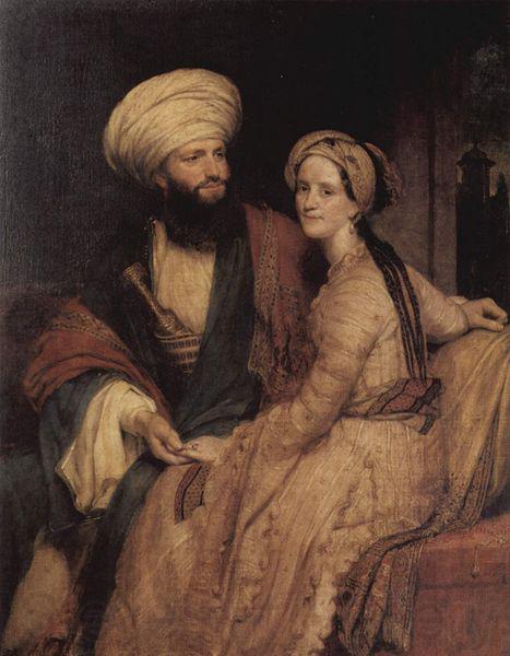 Henry William Pickersgill Portrat des James Silk Buckingham und seiner Frau Spain oil painting art
